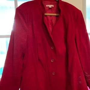Red Blazer Size 24W
